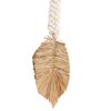 BAZAR BIZAR The Raffia Shell Tassel - White Natural závesná dekorácia