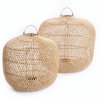 BAZAR BIZAR The Batu Bolong Pendant - Natural - L -tienidlo pre závesné svietidlo