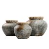 BAZAR BIZAR The Styly Vase - Antique Grey - L váza
