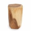 BAZAR BIZAR The Adira Stool - Natural príručný stolík