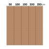 DEKORNIK Simple Irregular Check Pattern Cinnamon - Tapeta