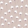 DEKORNIK Simple Daisies On Powder Pink - Tapeta