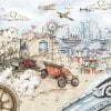 DEKORNIK Industrial Evolution - Tapeta / From Past To Future - 300 cm