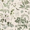 DEKORNIK Green Botanical Stories - Tapeta