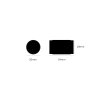 BUSTER+PUNCH Furniture Knob / Cross - knopok