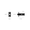 BUSTER+PUNCH Deadbolt Latch / Thumbturn Lock / 57 Mm - dverové kovanie