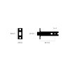BUSTER+PUNCH Deadbolt Latch / Thumbturn Lock / 82 Mm - dverové kovanie