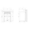 DOLCEVITA 70 UP&DOWN INDUCTION HOB