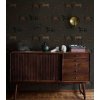 WALLCOLORS Horses olive wallpaper - tapeta (POVRCH Wallstick)