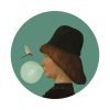 WALLCOLORS Dots Boy and Dragonfly - tapeta (POVRCH Wallstick)