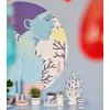 WALLCOLORS Dots Siren cool girl - tapeta (POVRCH Wallstick)