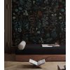 WALLCOLORS Botanic black wallpaper - tapeta (POVRCH Wallstick)