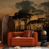 53874 vladila umbrella pines dusk tapeta