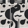 54300 3 vladila contours in bold monochrome tapeta