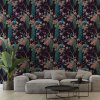 54747 5 vladila dark purple pea fowl tapeta