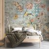 54798 vladila ceramic flowers blue tapeta