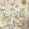54801 2 vladila ceramic flowers cream tapeta