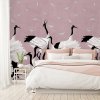 55833 4 vladila grus japonesis in pink tapeta