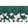 55836 1 vladila grus japonesis in green tapeta