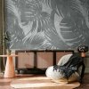 55998 5 vladila leaves original grey tapeta