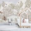 56097 5 vladila foggy forest faun in color tapeta
