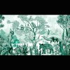 56109 1 vladila sleepy meadow in green tapeta