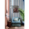 MINDTHEGAP Berber Stripes Blue - tapeta