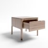 FREISTELLER Como Bedsidetable 2022 OPENED beech persp