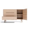 Imola Sideboard 31 beech front OPENED