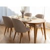 MOOD SELECTION Orbit Okrúhly rozkladací dubový stôl 90 cm - 190 cm