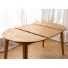MOOD SELECTION Orbit Okrúhly rozkladací dubový stôl 90 cm - 190 cm