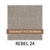 MOOD SELECTION Carina Čalúnená stolička béžová s drevenými nohami R24