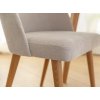 MOOD SELECTION Olbio Čalúnená stolička béžová s drevenými nohami R25