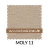 MOOD SELECTION Leon Dubová stolička s béžovým čalúneným poťahom M11