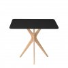 eng pl Rectangular Dining Table JUBI 55x80cm Black 6289 1