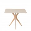 eng pl Rectangular Dining Table JUBI 55x80cm Brown Beige 6292 1