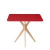 eng pl Rectangular Dining Table JUBI 55x80cm Pure Red 6298 1