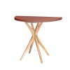eng pm JUBI Halfround Extendable Table diam 90cm Antique Pink 6112 2
