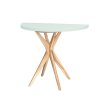 eng pm JUBI Halfround Extendable Table diam 90cm Fleeting Mint 6107 1