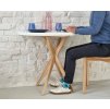 eng pl JUBI Halfround Extendable Table diam 90cm Sage Green 6113 4