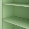 JAN NOWAK Kovová skriňa s presklennými dverami AMELIA (Farba biela)