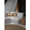 BAZAR BIZAR The Seagrass & Cotton Round Carpet - Natural White - výpredaj