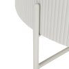 FURNHOUSE Okrúhly konferenčný stolík Milo ø80x40 (Farba dreva biela)