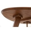 MOOD SELECTION Orbit Konferenčný stolík trojuholníkový 67 x 68 cm, dub, farba tobacco