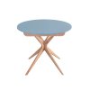 eng pl Round Extendable Dining Table JUBI 90cm Gentle Blue 6726 1