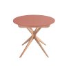 eng pl Round Extendable Dining Table JUBI 90cm Antique Pink 6724 1