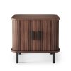 NOVANOOK Epique nočný stolík s oblými rohmi (Farba orech)