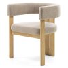 NOVANOOK Harris čalúnené kreslo  (Farba krémová)